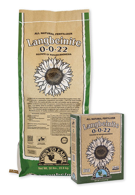 Down to Earth Langbeinite Kmag 0-0-22 Fertilizer