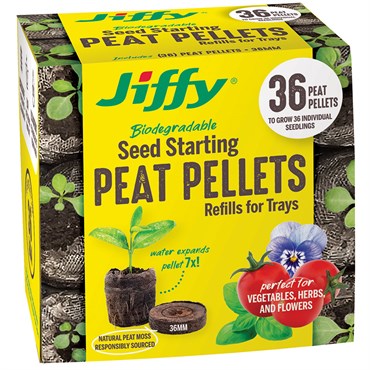 Jiffy Peat Pellets 36mm 36 Pieces