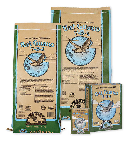 Down to Earth Bat Guano 7-3-1 Fertilizer