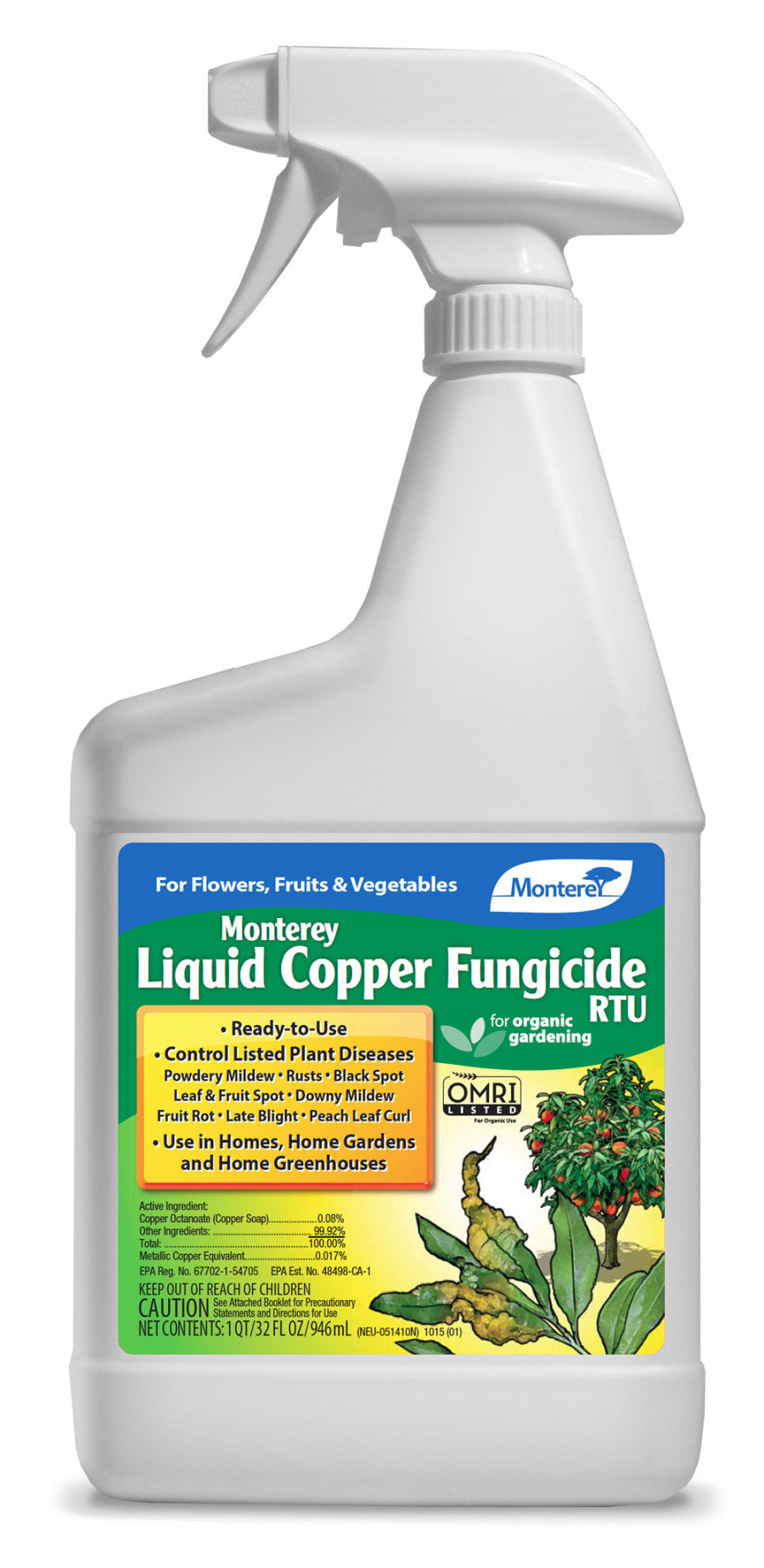 Monterey Liqui-Cop Copper Fungicide Ready To Use
