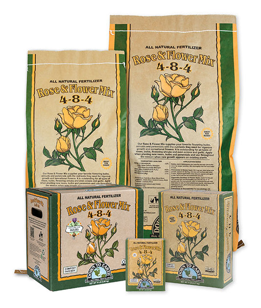 Down to Earth Rose & Flower Mix 4-8-4 Fertilizer